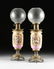 A PAIR OF VINTAGE ROCOCO REVIVAL PARCEL GILT POLYCHROME - 7