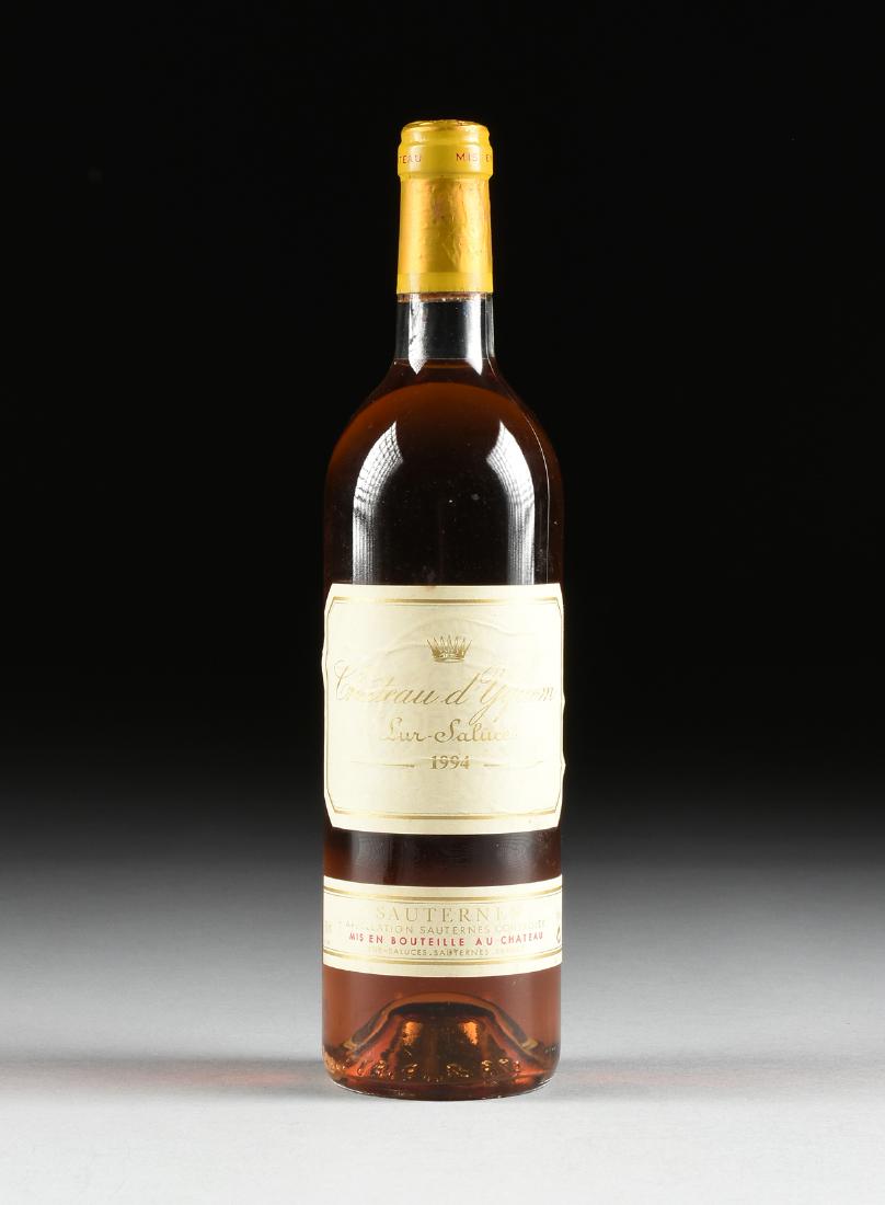 A BOTTLE OF 1994 CHATEAU D'YQUEM, SAUTURNES, FRANCE, (1 of 5)
