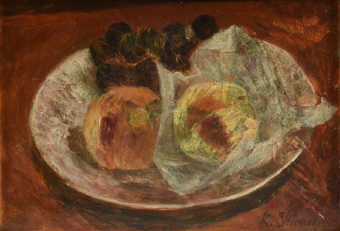 K. SHIMURA (20th Century) A PAINTING, "Still Life with (1 of 10)