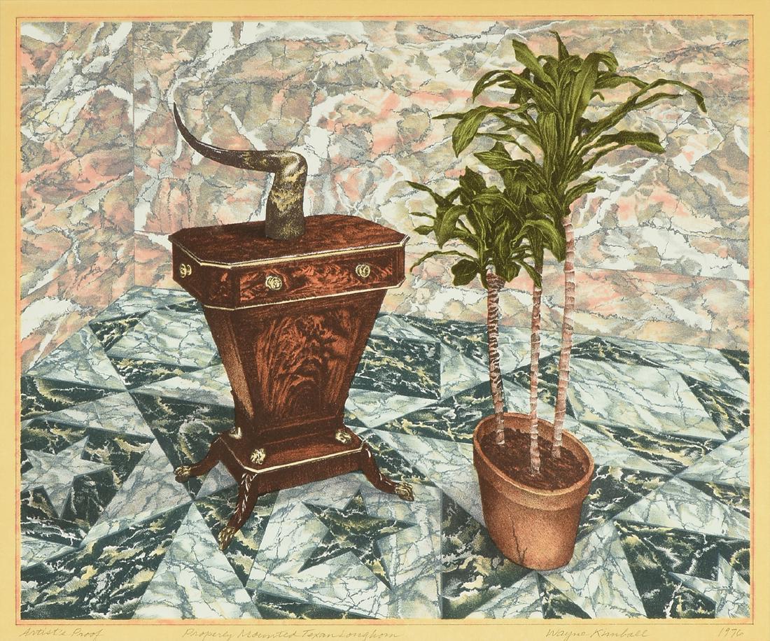 WAYNE KIMBALL (American b. 1943) A LITHOGRAPH, (1 of 9)
