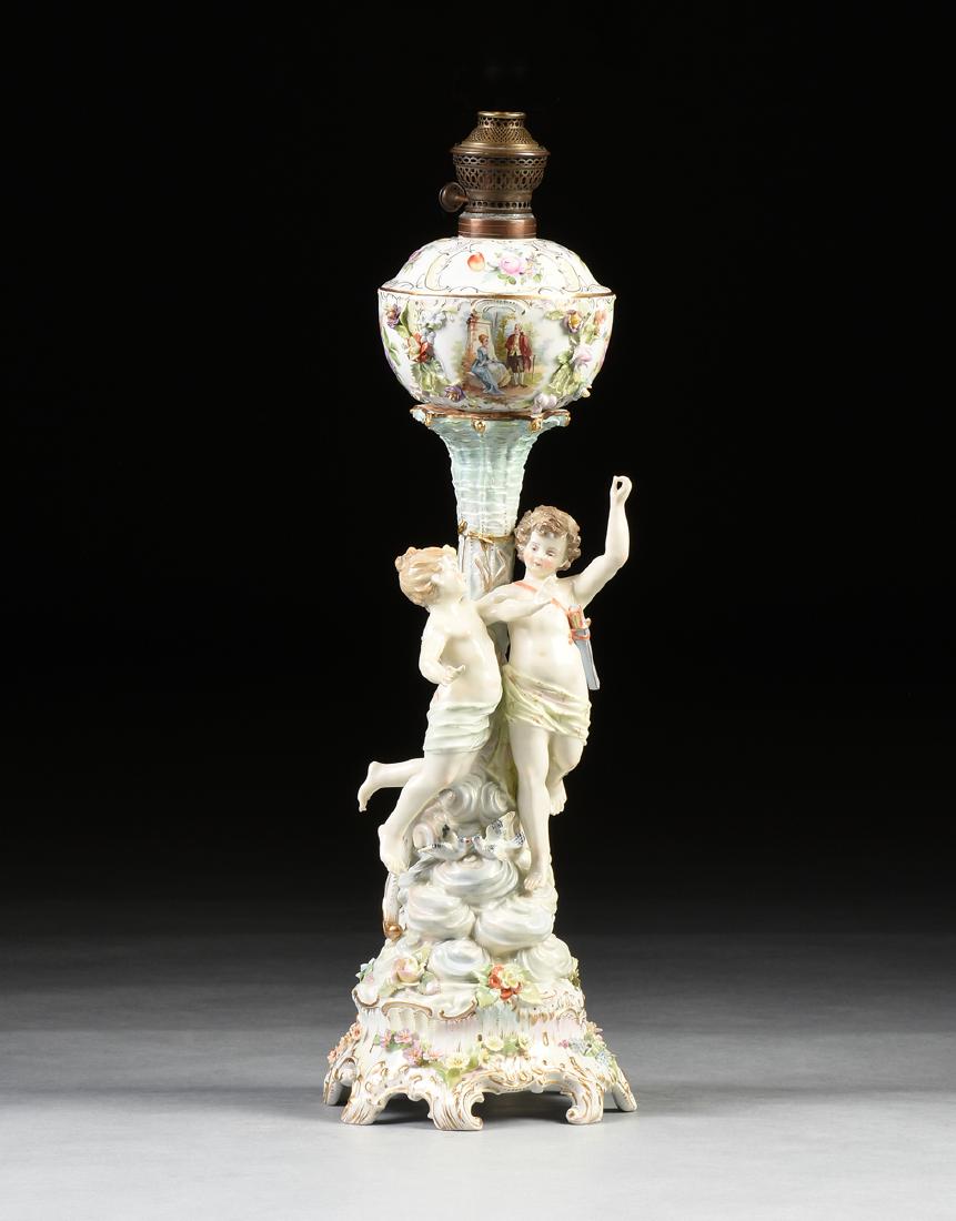 A CARL THIEME SACHSISCHE PORZELLANFABRIK GILT AND (1 of 9)