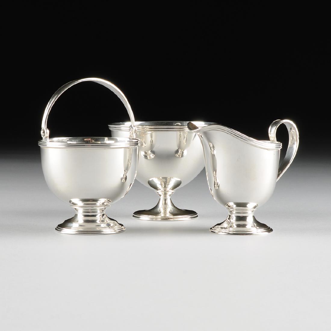 A TIFFANY & CO. ART DECO STERLING SILVER PARTIAL TEA (1 of 13)