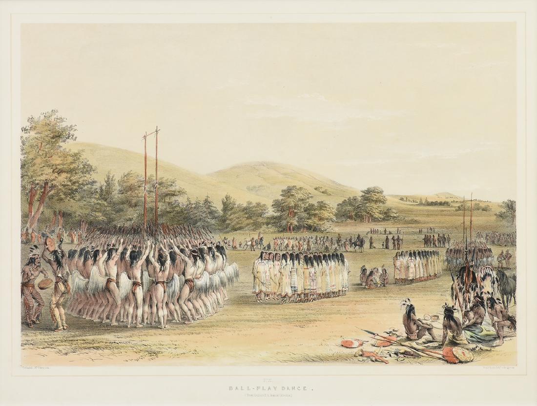 GEORGE CATLIN (American 1796-1872) A COLORED (1 of 8)