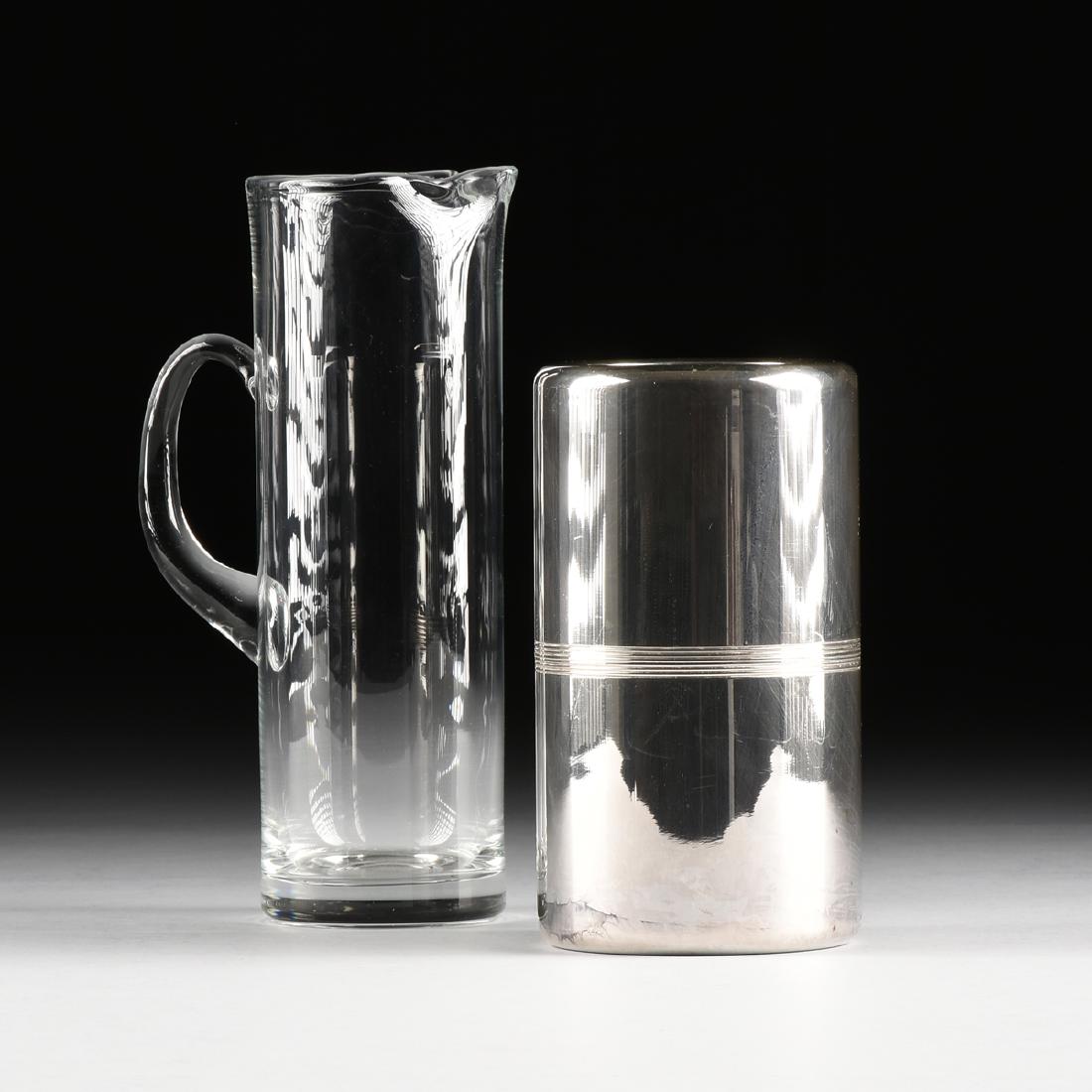 A GROUP OF TWO BAR WARE PIECES, LATE 20TH CENTURY, (1 of 8)