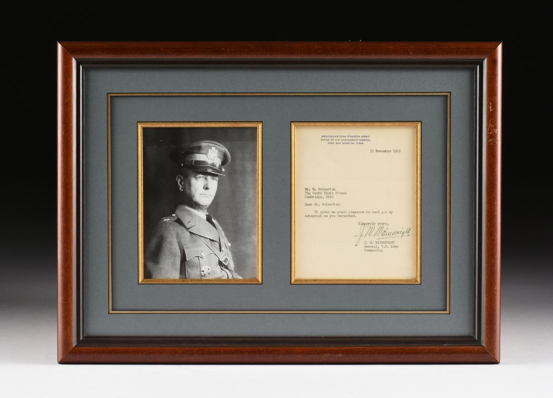 GENERAL JONATHAN M. WAINWRIGHT (1883-1953), A POST WWII (1 of 6)