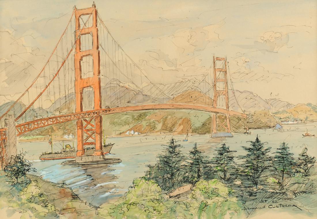 ARMAND CULTRERA MONTALDO (French 1901-1981) A PAINTING, (1 of 10)