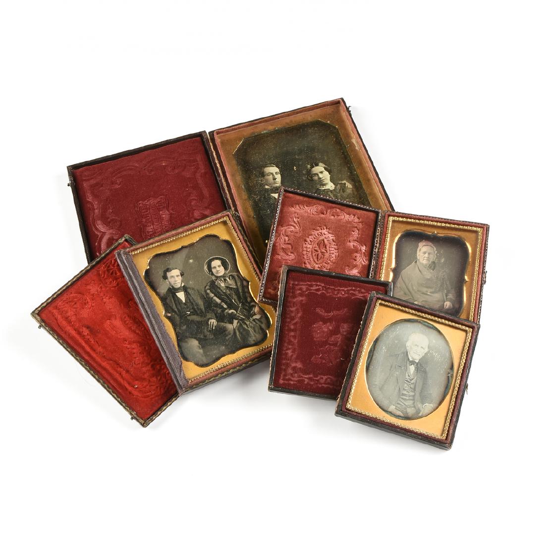 A GROUP OF FOUR AMERICAN DAGUERREOTYPES, TAYLOR FAMILY, (1 of 10)