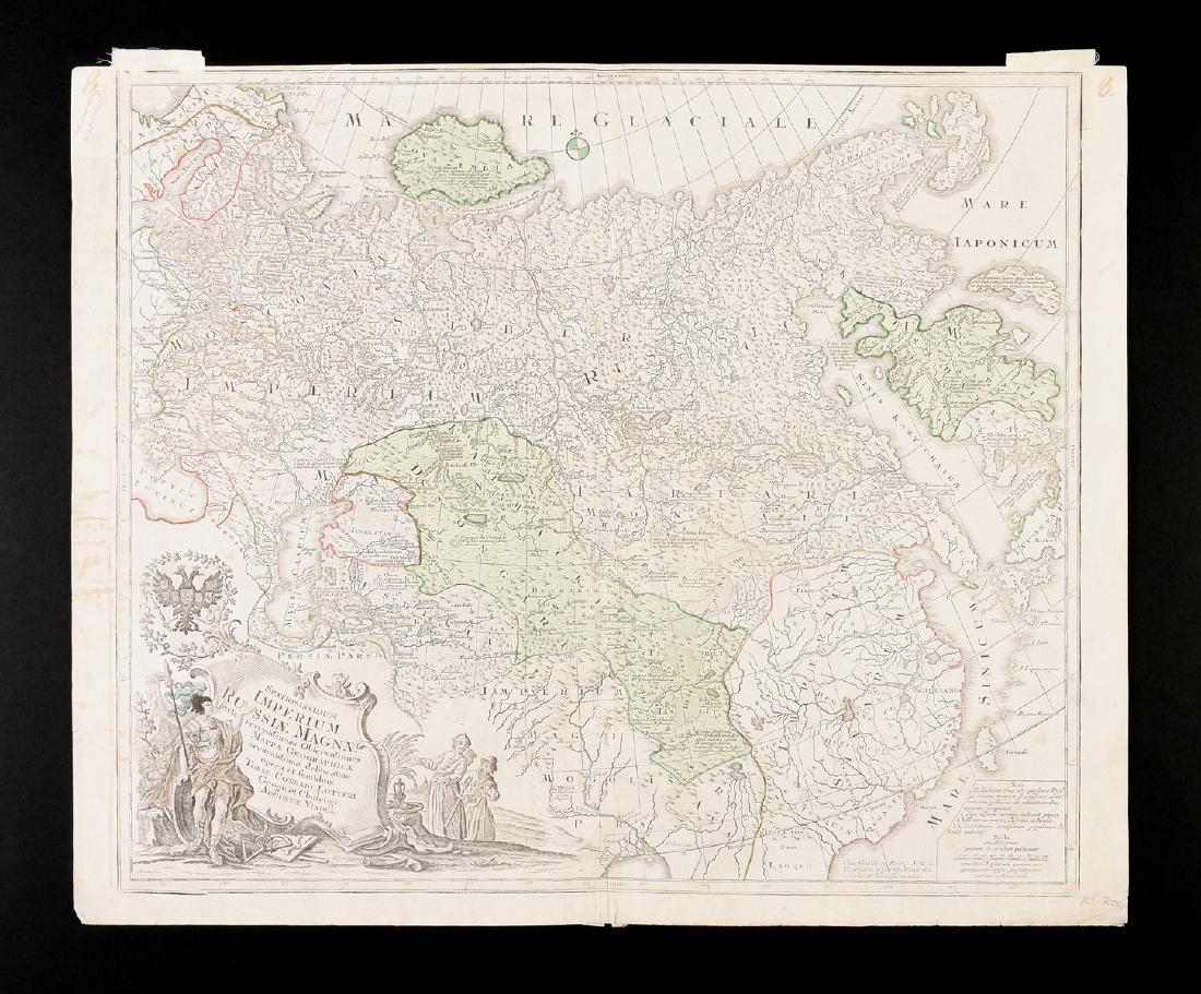 TOBIAS CONRAD LOTTER (German 1717-1777) A MAP, (1 of 13)