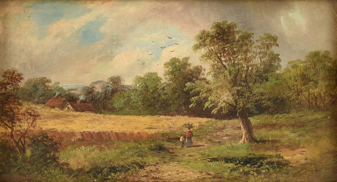 W. MATES (French School 19th Century) A PAINTING, (1 of 11)