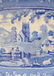 AN ASSEMBLED GROUP OF SIX STAFFORDSHIRE BLUE AND WHITE - 6
