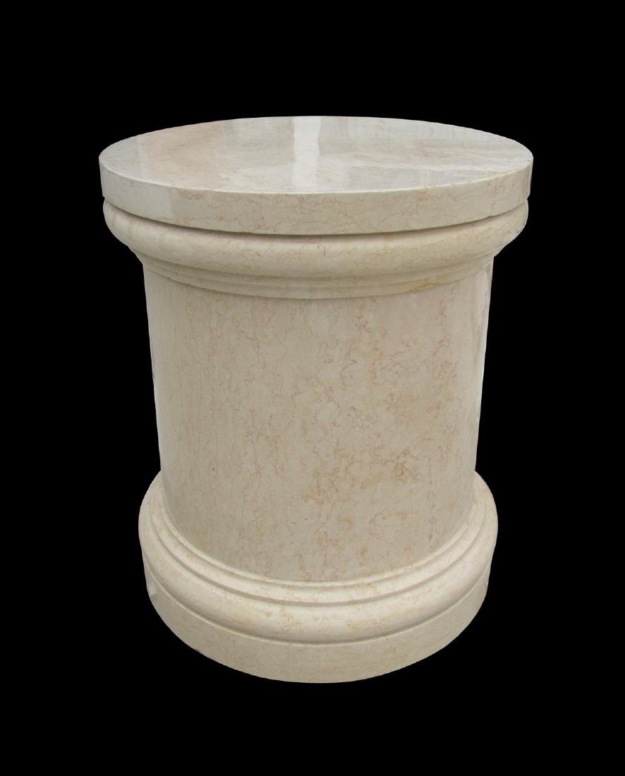 A TUSCAN STYLE COLUMN PEDESTAL, MODERN, (1 of 1)