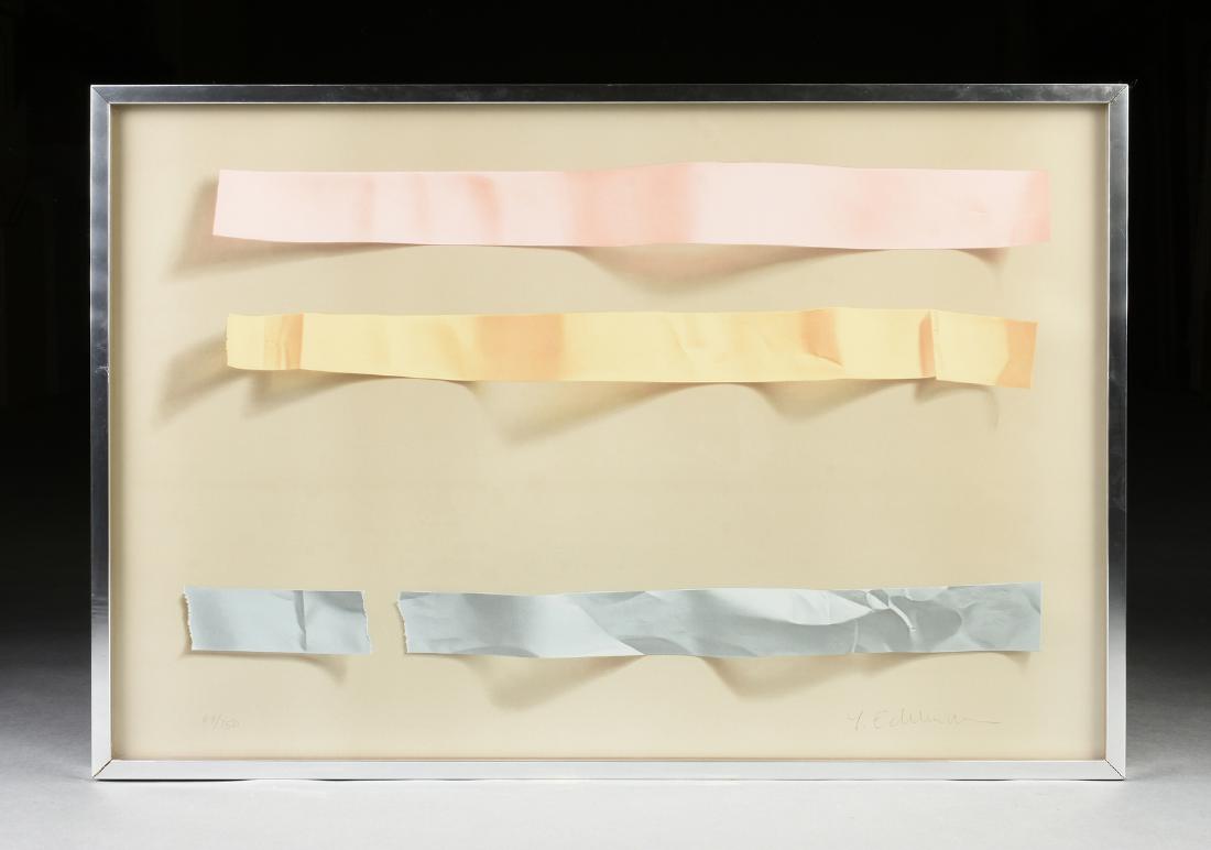 YRJO EDELMANN (Swedish b. 1956) A SCREEN PRINT, "Torn," (1 of 6)