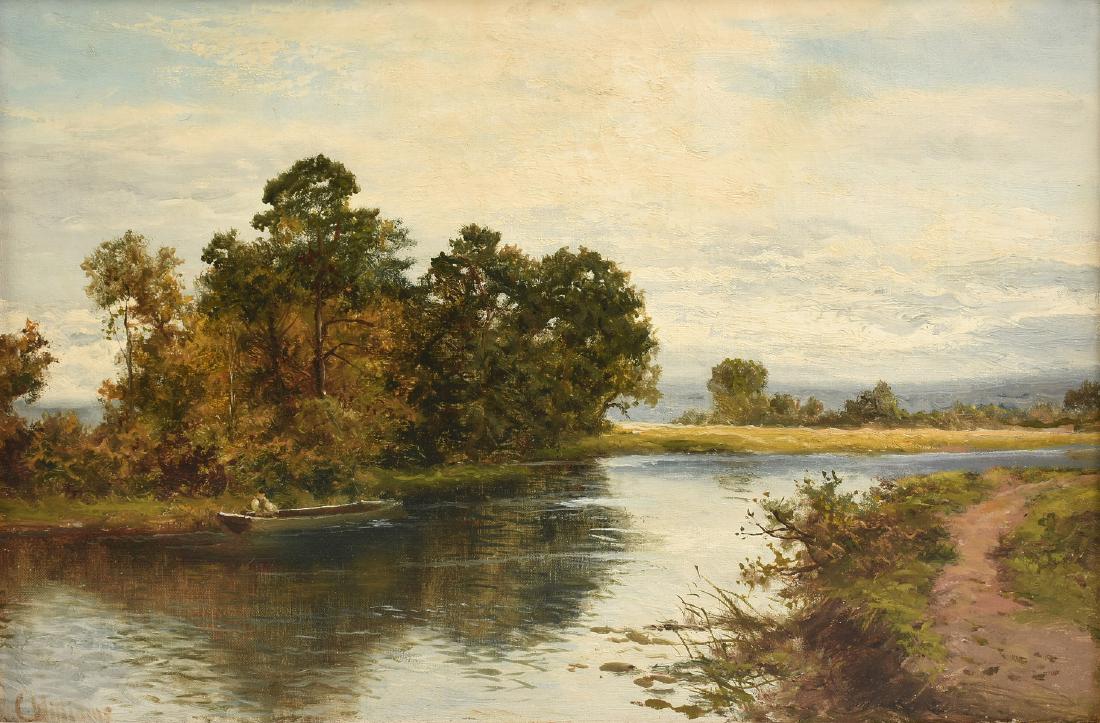 attributed to EDWARD CHARLES WILLIAMS, A PAINTING, (1 of 12)