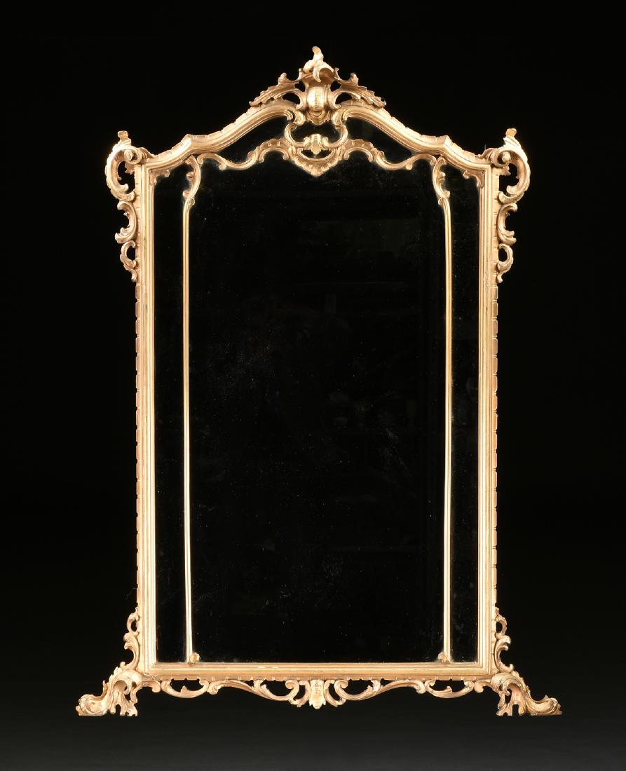 AN ENGLISH ROCOCO REVIVAL STYLE GILTWOOD AND (1 of 1)