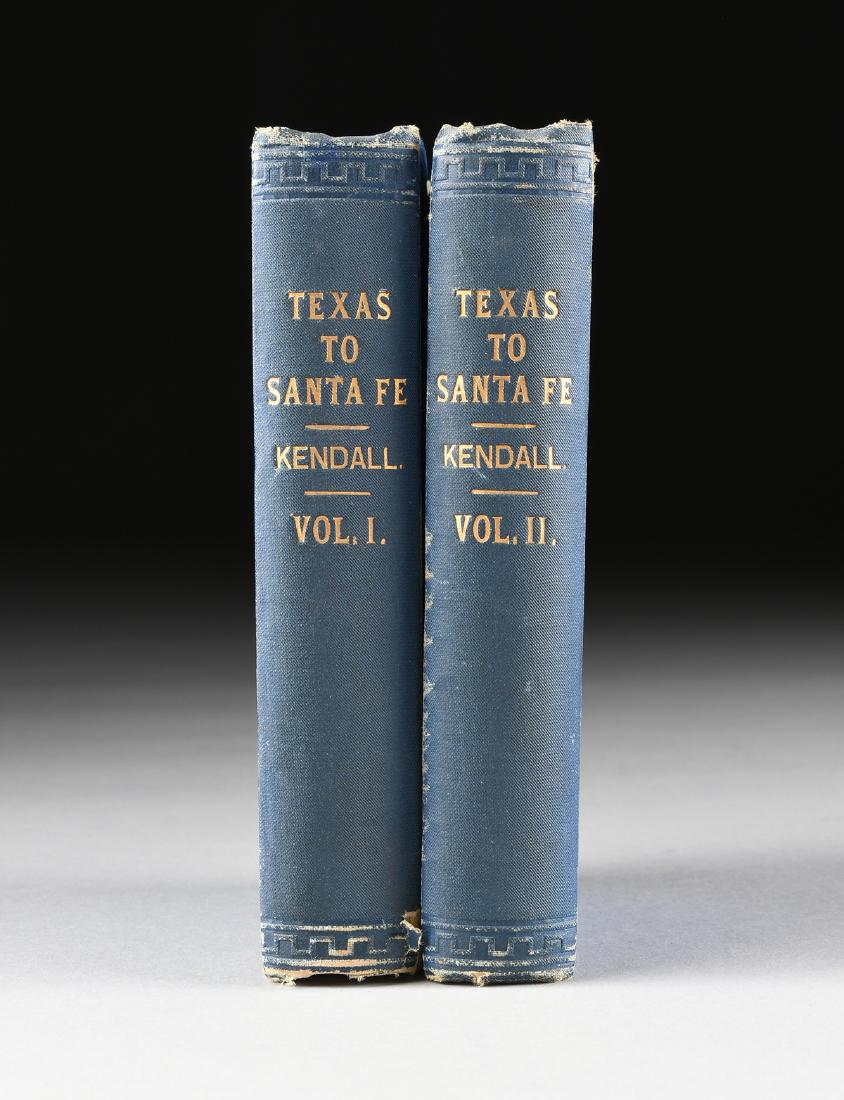 KENDALL, GEORGE WILKINS (1809-1867) TWO VOLUMES, "Texas (1 of 13)
