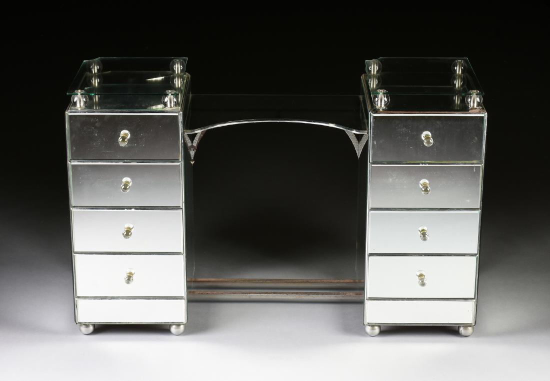 A RIGSBEE STUDIO HOLLYWOOD REGENCY MIRROR CLAD EIGHT (1 of 8)