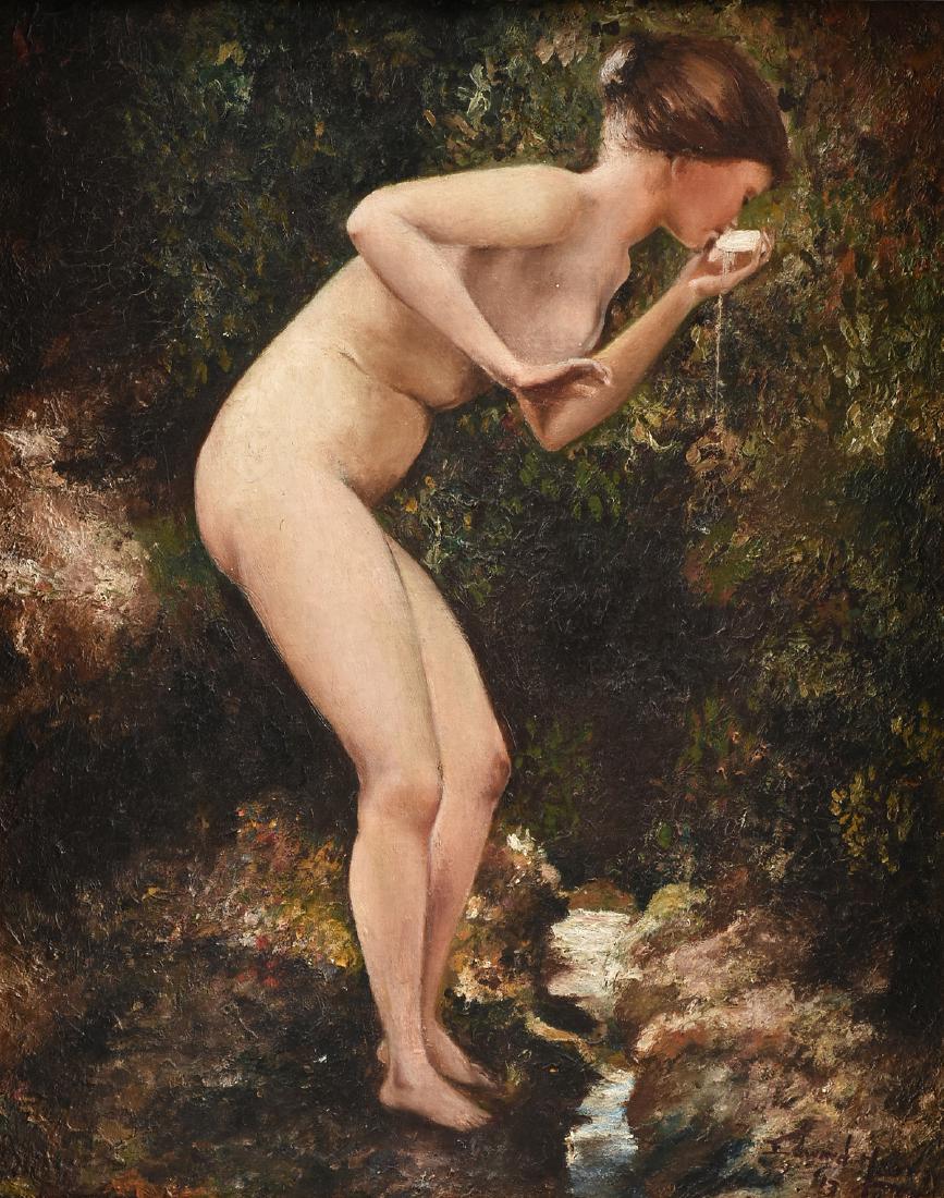 EDWARD MORRIS (American 20th Century) A PAINTING, (1 of 9)