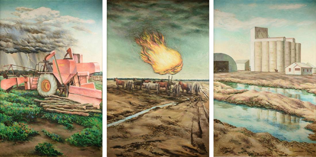 FREDERICK SISSON (American 1893-1962) A TRIPTYCH, (1 of 20)