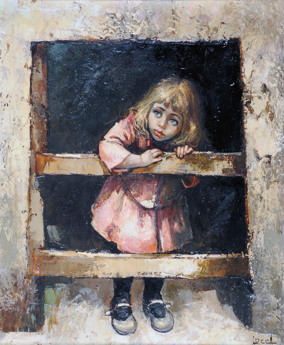 BERNARD LOCCA (Italian 1926-1997) A PAINTING, "Small (1 of 5)