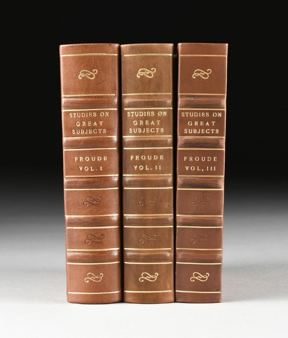 FROUDE, JAMES ANTHONY (1818-1894) THREE VOLUMES "Short (1 of 12)