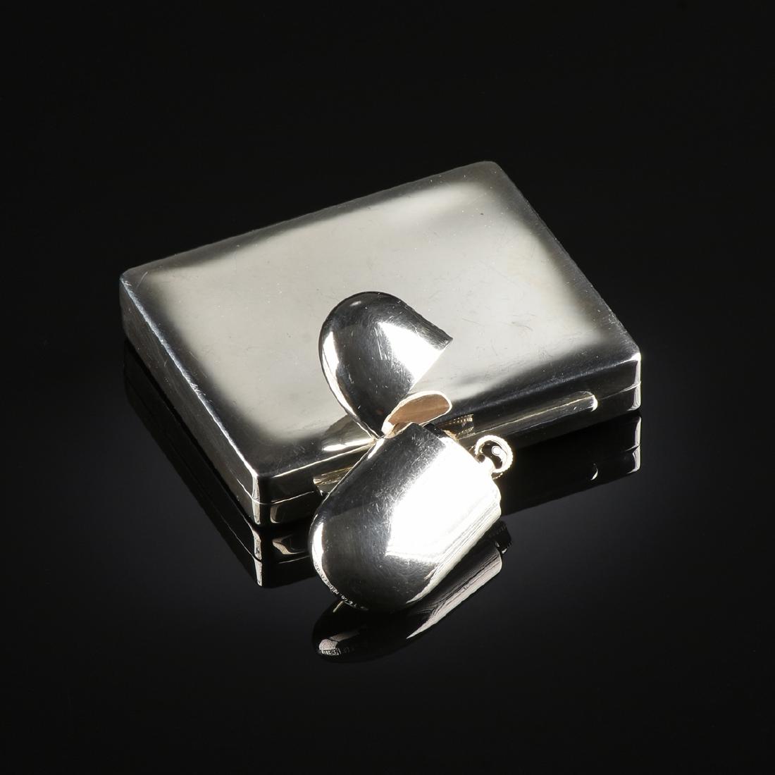 A TIFFANY & CO. STERLING SILVER CIGARETTE CASE AND (1 of 7)