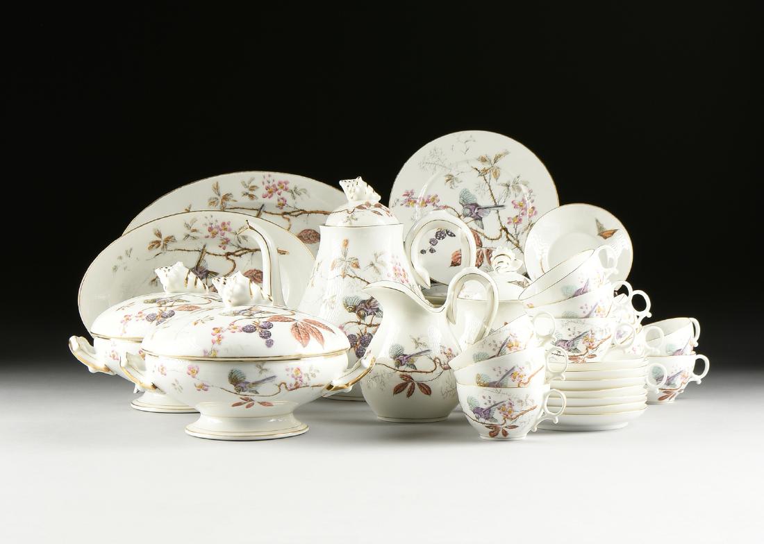 A FORTY-SEVEN PIECE LIMOGES TRANSFER PRINTED PORCELAIN (1 of 13)