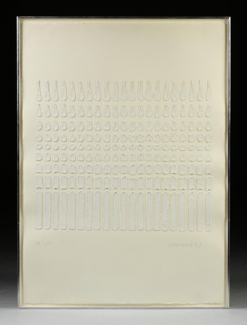 PAUL MAXWELL (American 1925-2015) A PAPER STENCIL (1 of 6)