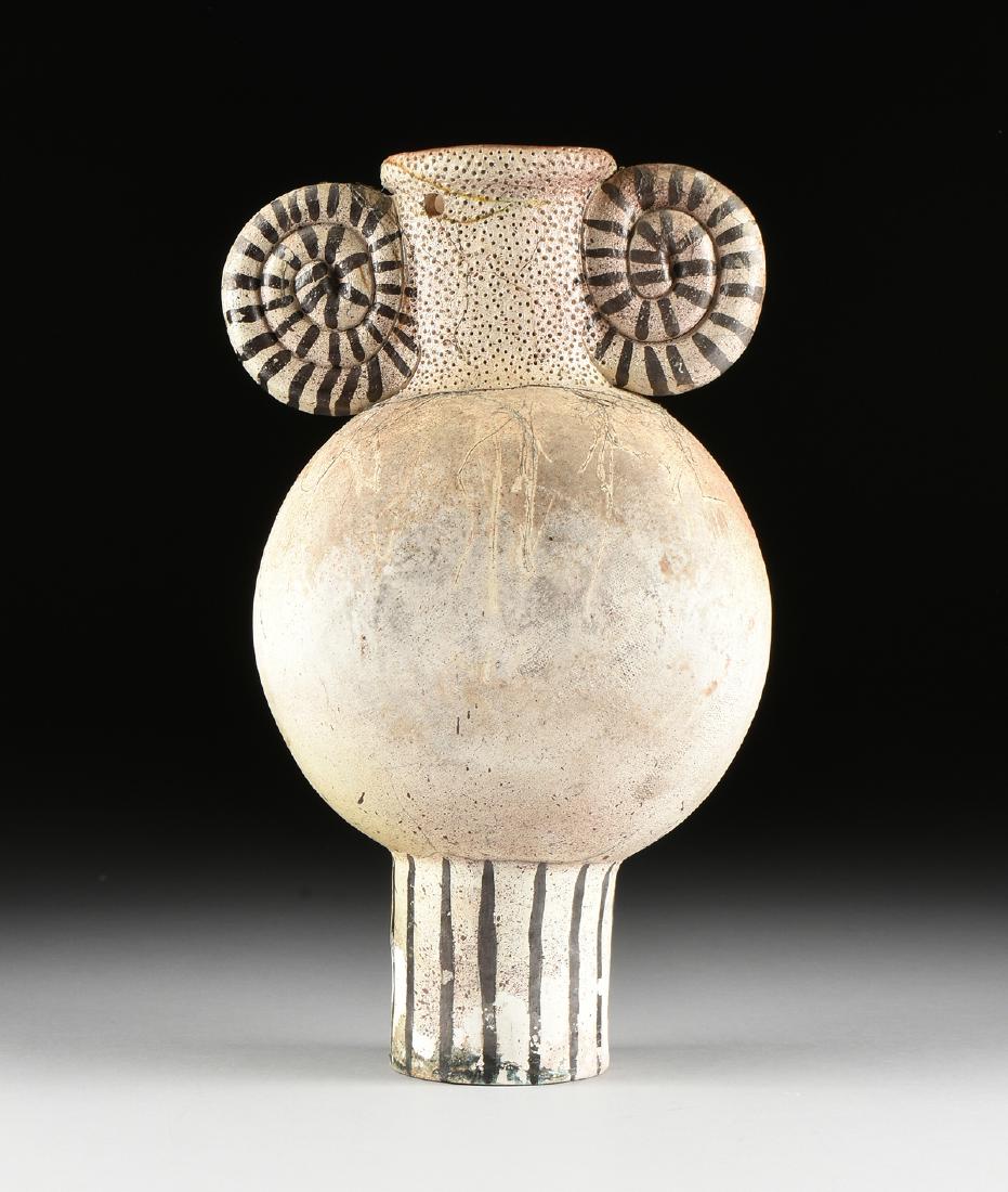 DENNIS W. SMITH (American/Texas 20th Century) A RAKU (1 of 10)