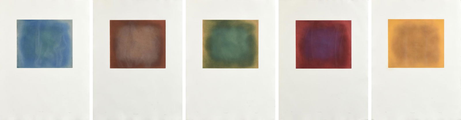 AMERICAN SCHOOL, A GROUP OF FIVE ABSTRACT PRINTS, (1 of 20)
