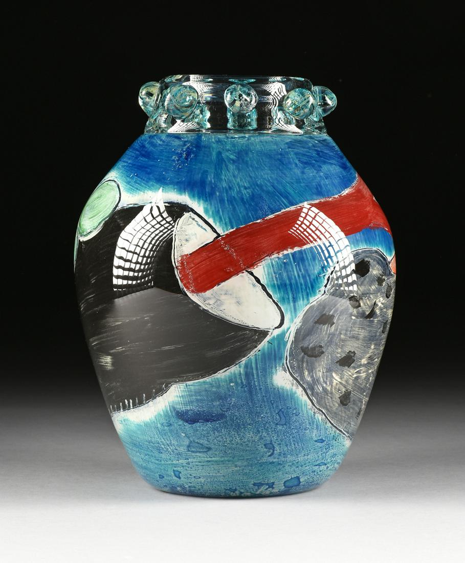 JOHN DEWIT (American b. 1952) A BLOWN, PAINTED, AND (1 of 10)