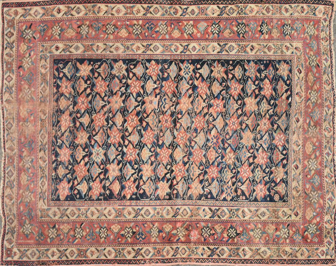 A CAUCASIAN HAND KNOTTED WOOL KUBA CHICHI RUG, (1 of 5)