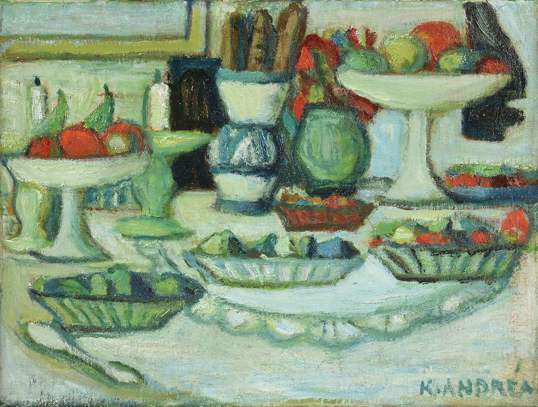 KEES ANDRÉA (Dutch 1914-2006) A PAINTING, "Nature Morte (1 of 12)
