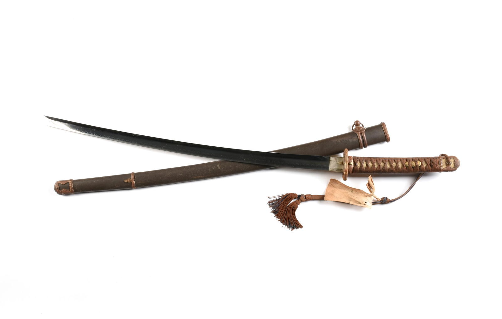 A JAPANESE REPLICA WORLD WAR II TYPE 98 GUNTO MILITARY (1 of 7)