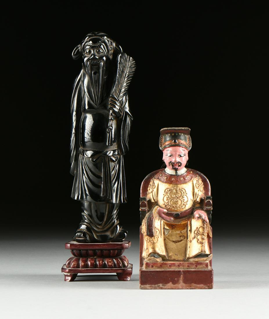TWO CHINESE FIGURINES, 20TH CENTURY, (1 of 11)