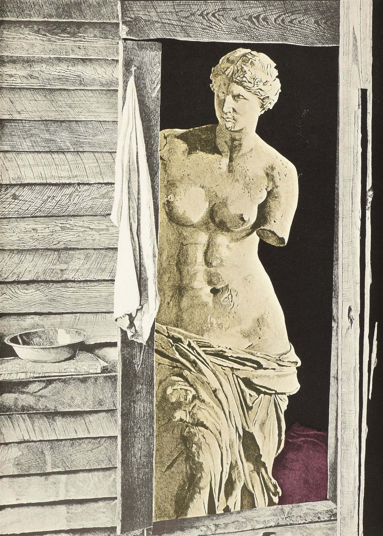 MEXICAN SCHOOL (20th Century) A PRINT, "La Toilette," (1 of 11)