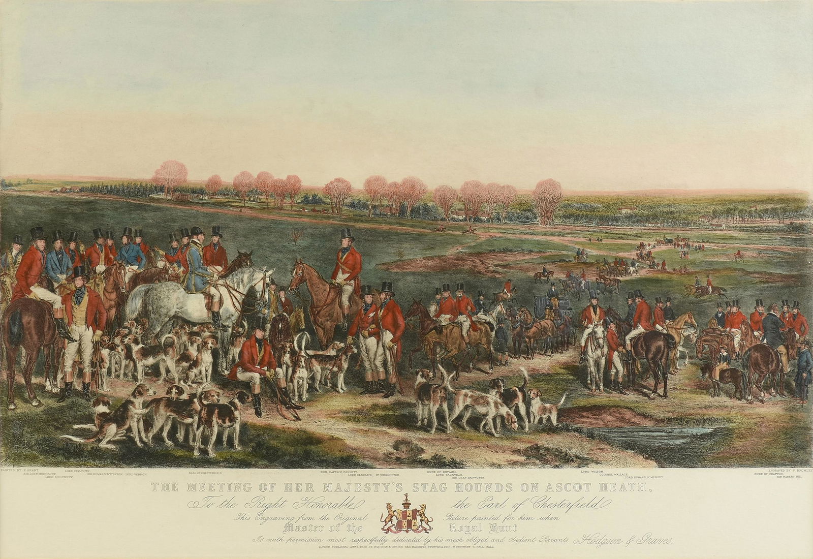 after FRANCIS GRANT (1803-1878) A PRINT, "The Meeting (1 of 11)