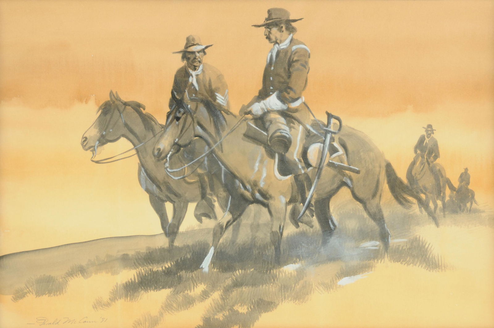 GERALD MCCANN (American/Texas 1916-1995) A PAINTING, (1 of 8)