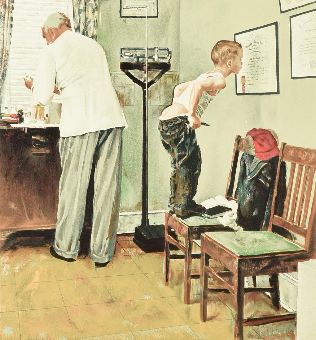 NORMAN ROCKWELL (American 1894-1978) A SATURDAY EVENING (1 of 7)