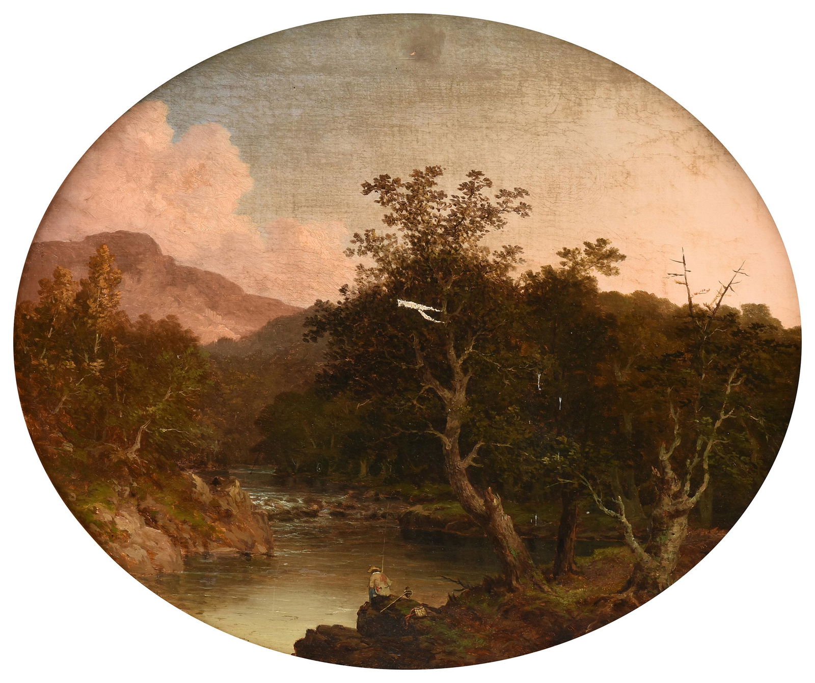 WALTER ODDIE (American 1808-1865) A PAINTING, "River (1 of 10)