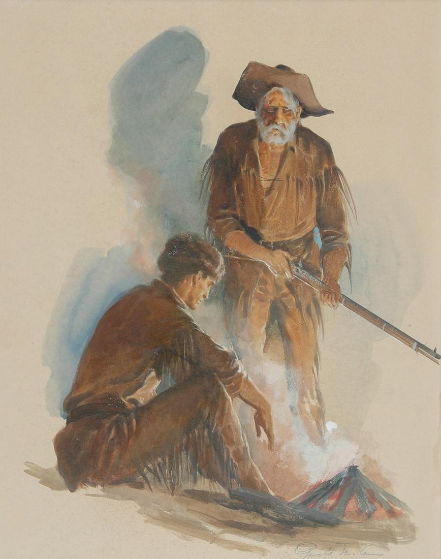 GERALD McCANN (American 1916-1995) A PAINTING, (1 of 6)