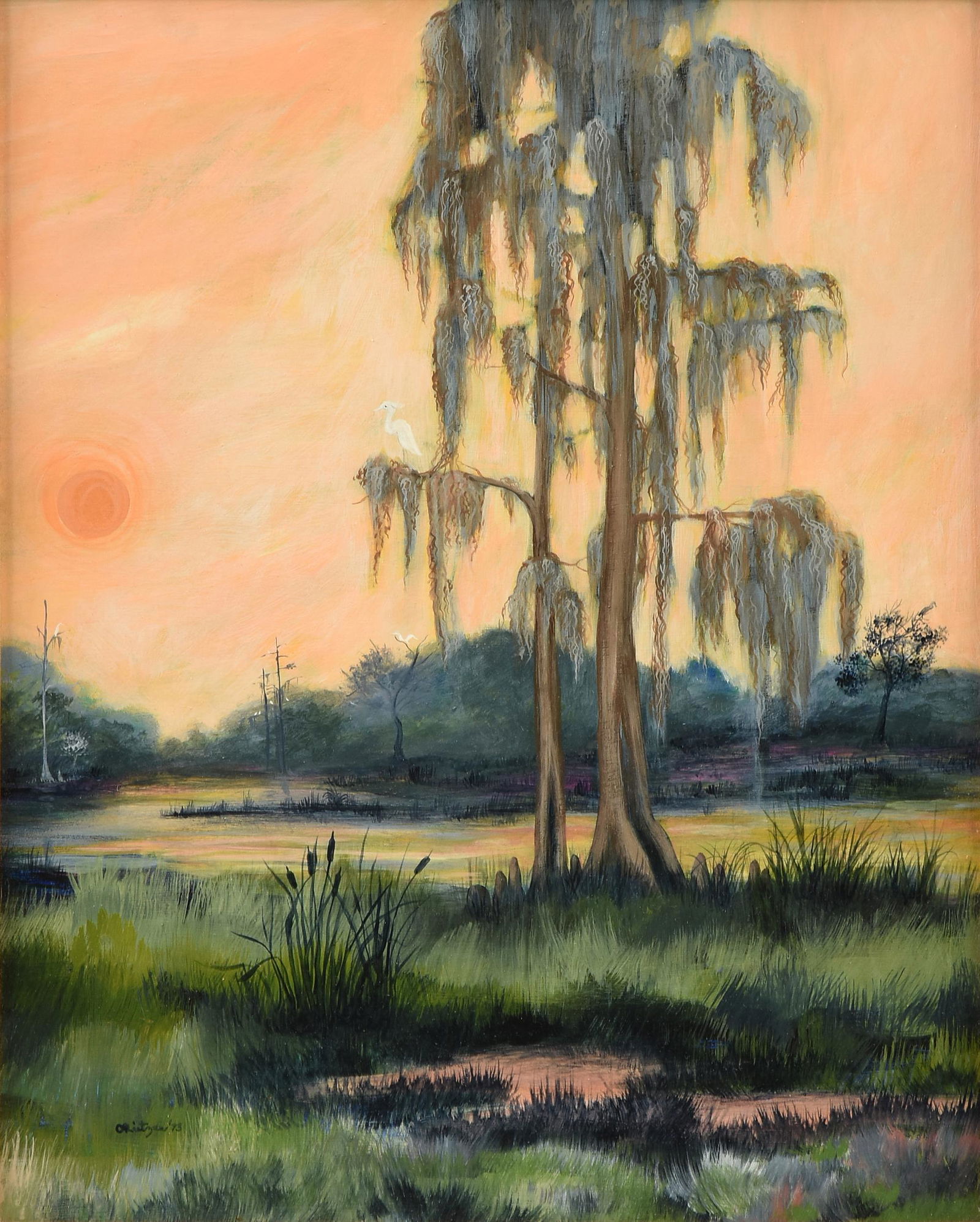 C.R. LITZAU (American 20th Century) A FLORIDA (1 of 9)