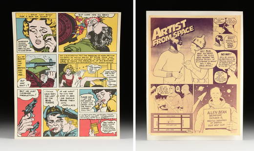 DEREK BOSHIER, CHRISTOPHER LOGUE, AND BERT MAYSE, TWO: DEREK BOSHIER, CHRISTOPHER LOGUE, AND BERT MAYSE, TWO COLLABORATIVE LITHOGRAPHS, 1966-1970, comprising two offset lithographs and screenprints on paper, Derek Boshier and Christopher Logue, â€œSex