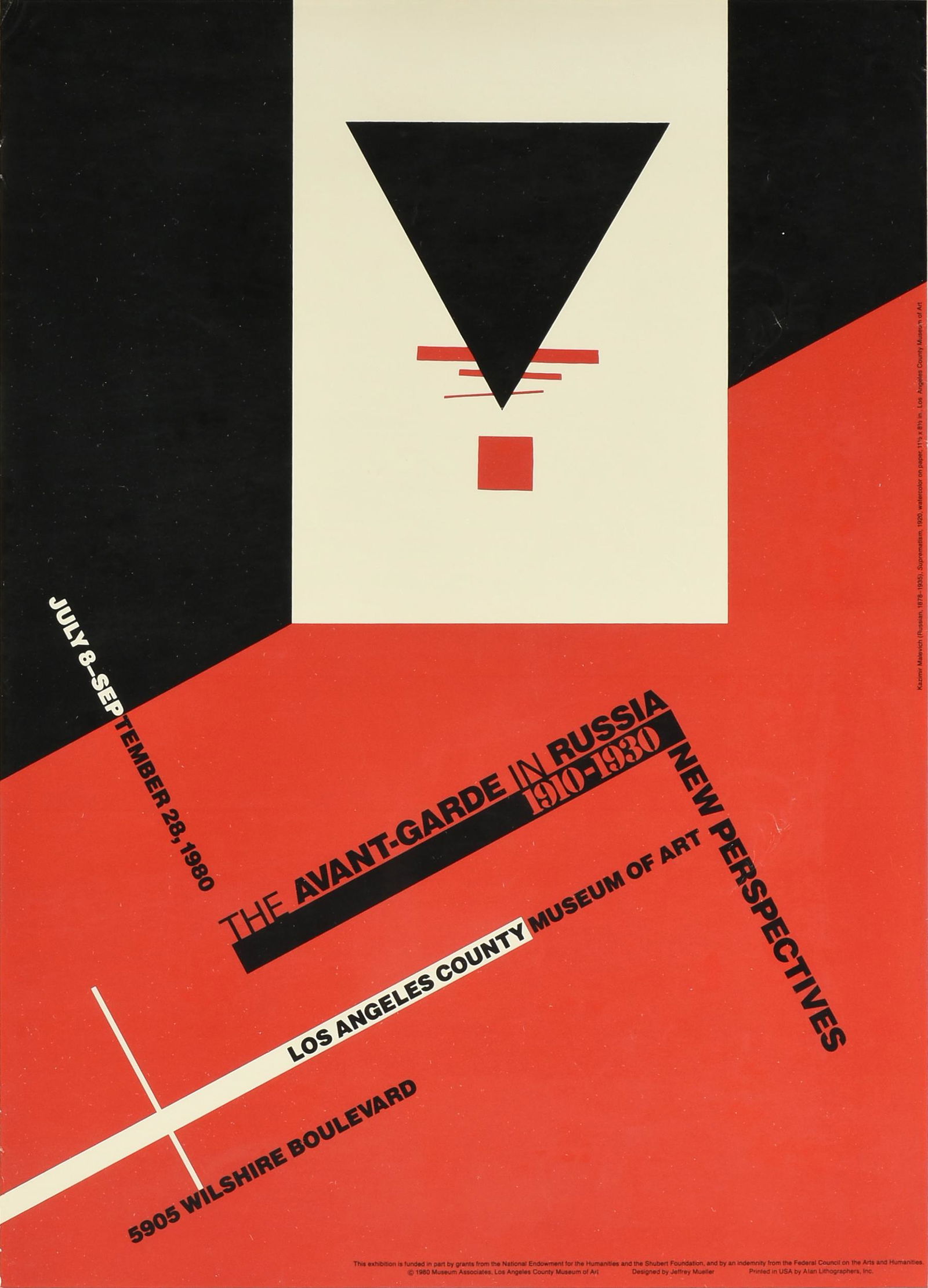 after KAZIMIR MALEVICH (1878-1935) "Suprematism (1 of 9)