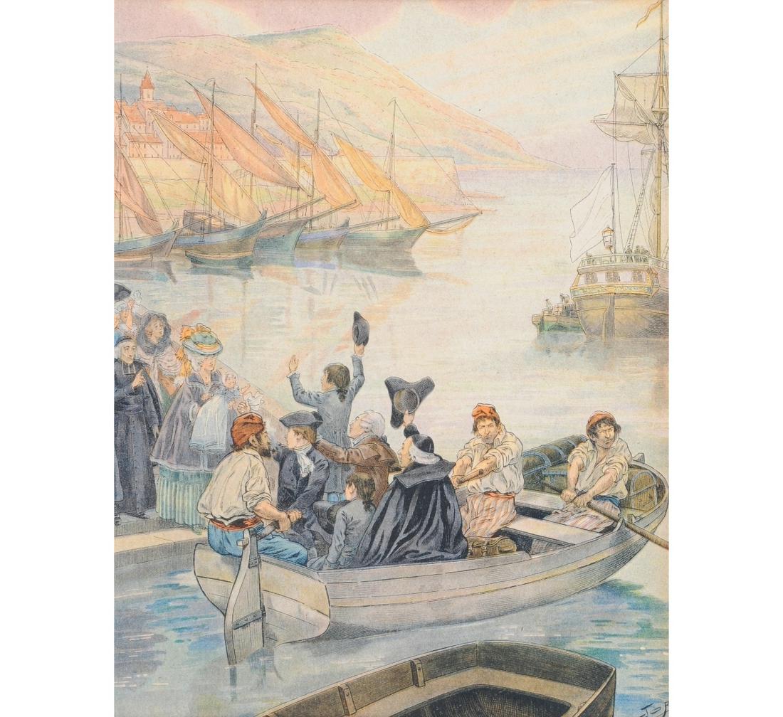 FRENCH SCHOOL (Late 19th/Early 20th Century) A PRINT, (1 of 7)