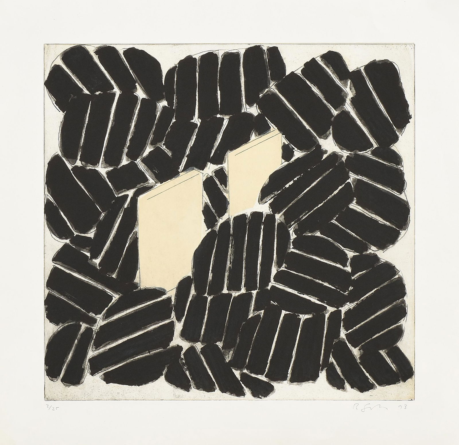 RICHARD SMITH (British 1931-2016) A PRINT, "Nest," (1 of 9)