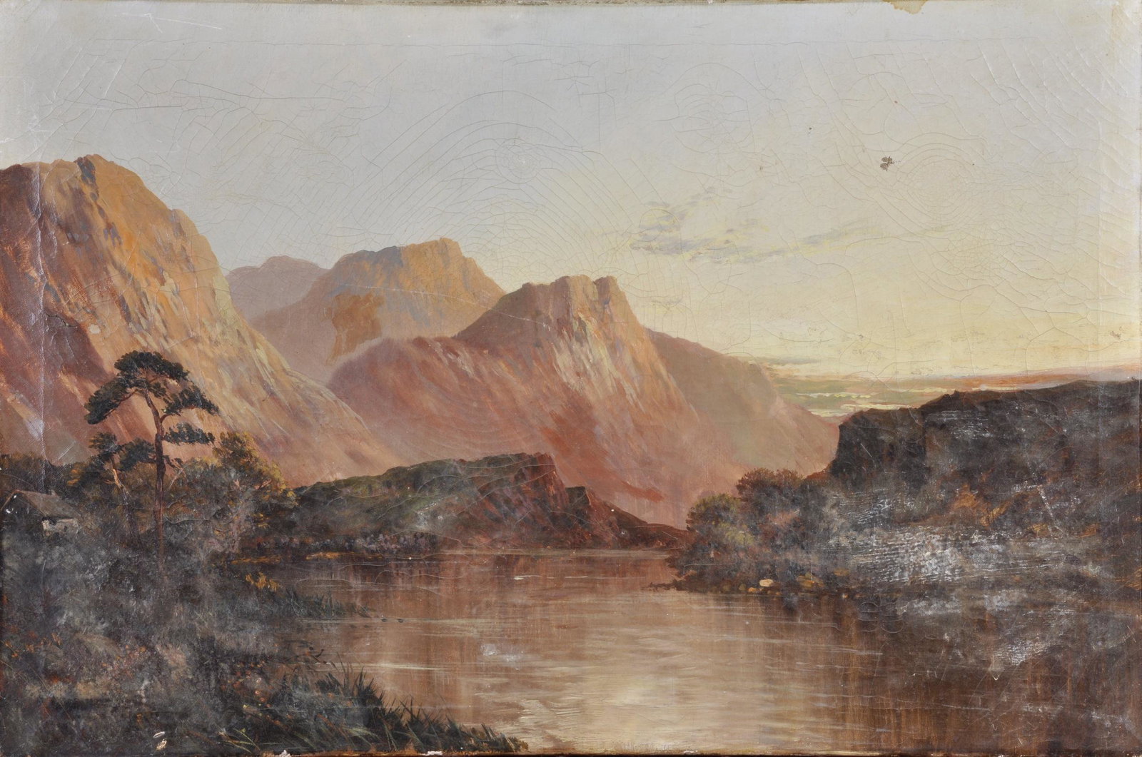 SCOTTISH SCHOOL (19th Century) A PAINTING, "Pass of the (1 of 7)