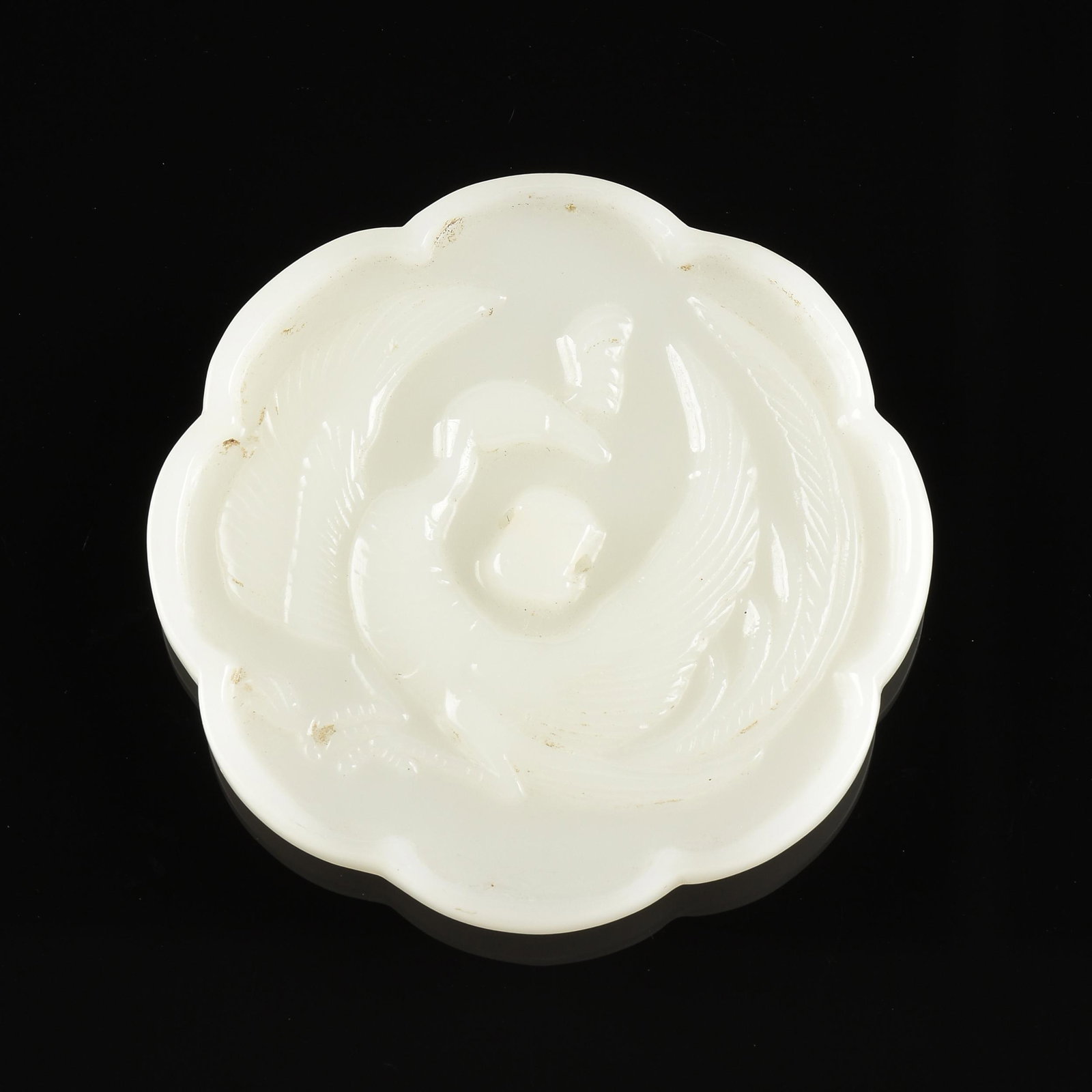 A CHINESE WHITE JADE PHOENIX PENDANT, 20TH CENTURY, (1 of 2)