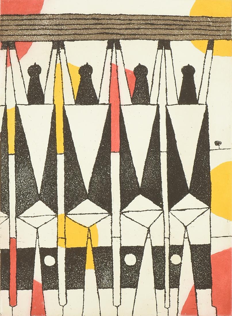 JULIAN OTTO TREVELYAN (British 1910â€“1988) A PRINT, (1 of 10)