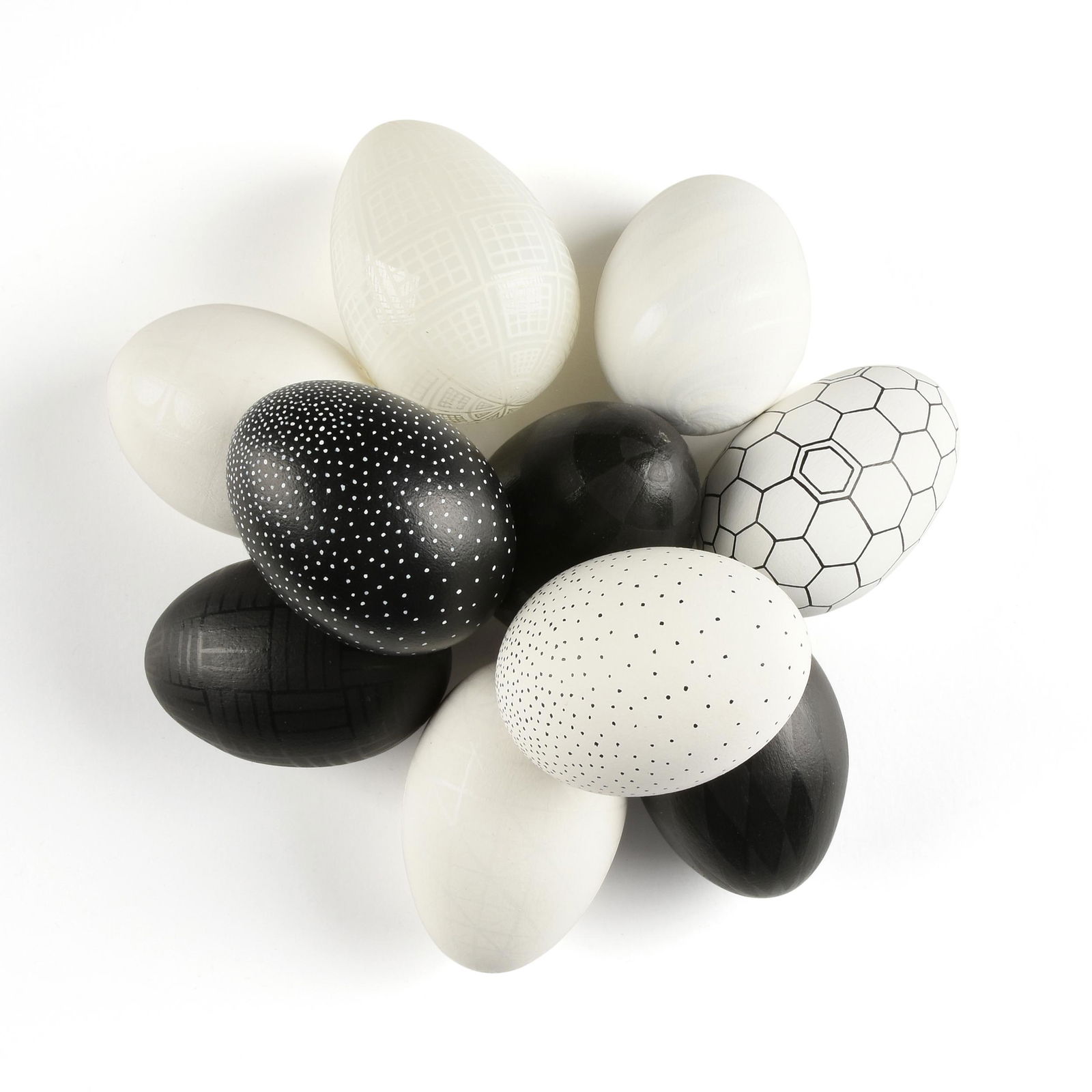 SIBYL EDWARDS (Canadian b. 1944) A GROUP OF TEN BLACK (1 of 6)