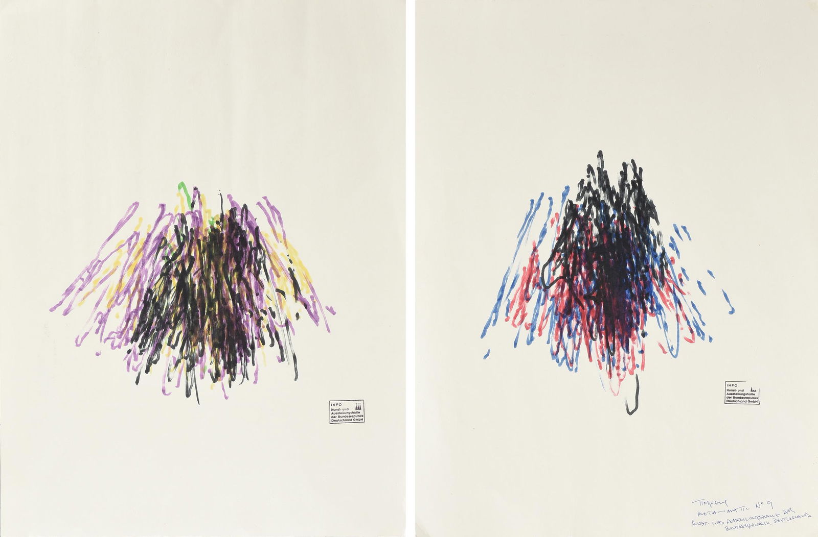 attributed to JEAN TINGUELY (Swiss 1925-1991) TWO (1 of 10)